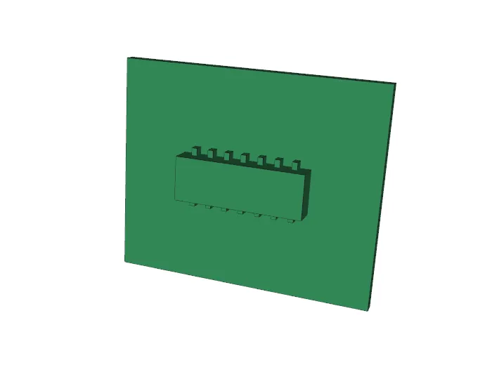 3D stand-in: perfboard